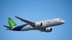 中國C919客機。