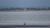 Infrastructure of Myanmar is pictured from the Teknaf area of the Myanmar-Bangladesh border, during the ongoing conflict in the Rakhine state of Myanmar, in Cox's Bazar Bangladesh, June 24, 2024.