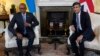 Rais wa Rwanda Paul Kagame na Waziri Mkuu wa Uingereza Rishi Sunak walipokutana mjini London tarehe 9, Aprili, 2024.