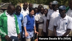 Matasan da suka sami horo a jihar Borno