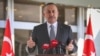 Le ministre turc des Affaires étrangères, Mevlut Cavusoglu à Ankara en Turquie le 25 mars 2020.
