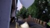 A balloon believed to have been sent by North Korea, carrying various objects including what appeared to be trash, is pictured in Incheon, South Korea, June 2, 2024.