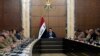 Thủ tướng Iraq Mohamed Shia al-Sudani trong cuộc gặp với các quan chức quân sự Iraq và đại diện lực lượng liên minh.