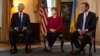 Сенаторы США Роберт Портман, Джин Шахин и Кристофер Мерфи в Киеве. 2 июня 2021