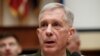 Marine Gen. Thomas Waldhauser speaks before the start of a hearing before the House Armed Services Committee on Capitol Hill in Washington, March 6, 2018, about "National Security Challenges and U.S. Military Activities in Africa."