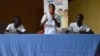 La première édition du concours national des clubs d'anglais s'est déroulée le 7 avril à Lomé, Togo, le 7 avril 2017. (VOA/Kayi Lawson)