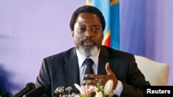 Rais wa Congo, Joseph Kabila akiwa Kinshasa, Januari 26, 2018
