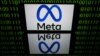 FILE - A tablet displays the Meta logo, Jan. 12, 2023.