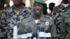 Le chef de l'ex-junte Amadou Sanogo tient une conférence de presse, le 15 août 2012.