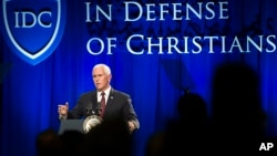 Mataimakin shugaban Amurka Mike Pence 