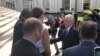 El enviado de la ONU inició su visita de tres días este lunes con un encuentro con el canciller del gobierno en disputa, Jorge Arreaza. FOTO: Álvaro Algarra - VOA.