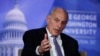 Department of Homeland Security Secretary John Kelly participates in a discussion at George Washington University in Washington, April 18, 2017.