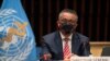 FILE - Tedros Adhanom Ghebreyesus, Director-General of the World Health Organization, attends a session on the coronavirus outbreak response of the WHO Executive Board in Geneva, Switzerland, Oct. 5, 2020. (Reuters)