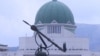 Le bâtiment du Parlement fédéral du Nigeria, le 30 septembre 2020. (VOA/Gilbert Tamba)