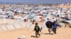 Trại của người tị nạn Palestin ở Rafah.