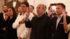 La nueva canciller de Bolivia, Karen Longaric, el ministro de la Presidencia, Jerjes Justiniano, el ministro de Gobierno, Arturo Murillo y el ministro de Defensa, Luis Fernando López, prestaron juramento el 13 de noviembre de 2019.