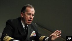 美軍參謀長聯席會議主席馬倫海軍上將(資料圖片)
