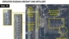 Russian aircraft at the Bassel al-Assad air base near Latakia, Syria (Photo by Stratfor, a geopolitical intelligence and advisory firm based in Austin, Texas)