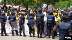 Anterior manifestação em Luanda