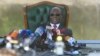 Former Zimbabwean President Robert Mugabe holds a press briefing at his residence in Harare, July 29, 2018, on the eve of the country's elections. 
