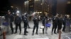 Turkish riot police stand guard in front of the Justice Palace in Istanbul, March 31, 2015.