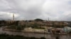 FILE - A general view shows the town of Azaz, near the Syrian-Turkish border, March 11, 2014. 
