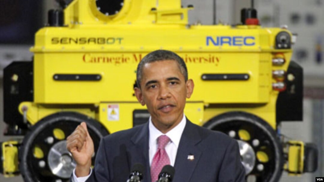 Obama dijo que transferirá $500 millones de dólares de otros programas para apoyar innovaciones en procesos, materiales y máquinas.