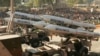 India's Brahmos supersonic cruise missiles, mounted on a truck, pass by during a full dress rehearsal for the Republic Day parade in New Delhi, January 23, 2006. 