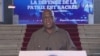 Le président congolais Félix Tshisekedi s'adresse à la nation sur la situation sécuritaire à Goma et dans l'Est du pays, le 29 janvier 2025.