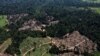 FILE - A view shows a deforested area in the middle of the Amazon Forest near the BR-230 highway, known as Transamazonica, in the municipality of Uruara, Para, Brazil, July 14, 2021. 