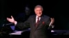 FILE - Tony Bennett performs at Atlanta Symphony Hall, Feb. 21, 2017, in Atlanta, Georgia. 