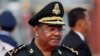 File: Hing Bun Hieng, the commander of Cambodian Prime Minister Hun Sen's bodyguard unit, stands at the International Airport of Phnom Penh as he accompanies Prime Minister Hun Sen to Singapore for the 32nd ASEAN Summit, in Phnom Penh, Cambodia, April 27, 2018.