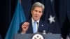 រូបឯកសារ៖ លោក ចន ឃែរី (John Kerry) រដ្ឋ​មន្ត្រី​ការបរទេស​សហរដ្ឋ​អាមេរិក ថ្លែង​សុន្ទរកថា​ស្តីពី​គោលនយោបាយ​អន្តរជាតិ កាល​ពី​ថ្ងៃពុធ ទី១៣ ខែ​មករា ឆ្នាំ​២០១៦។ (AP/Evan Vucci)