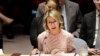 United States ambassador to the United Nations Kelly Craft speaks during a Security Council meeting at United Nations headquarters in New York, Feb. 11, 2020. 
