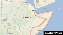 索马里地理位置图