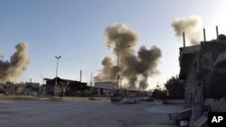 Shambulizi la makombora ya kemikali katika mji wa Douma nchini Syria.