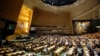 People gather at the General Assembly, prior to a vote, Dec. 21, 2017, at United Nations headquarters in New York.