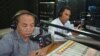 លោក សុខ សំអឿន ប្រធាន អង្គការ​ក្រុម​អ្នក​ច្បាប់​ការពារ​សិទ្ធិ​កម្ពុជា (ឆ្វេង) និង លោក អំ សំអាត ប្រធាន​ផ្នែក​បច្ចេកទេស​ស៊ើបអង្កេត​របស់អង្គការ​សិទ្ធិ​មនុស្ស​​លីកាដូ (ស្តាំ) ចូល​រួម​ពិភាក្សា​អំពី​កំណែ​ទម្រង់​ប្រព័ន្ធ​តុលាការ​​ក្នុង​កម្មវិធី​ហេឡូវីអូអ​ ថ្ងៃ​ទី​២៧ ខែ​មករា ឆ្នាំ​២០១៤។