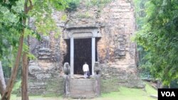 Sambor Prei Kuk temple was inscribed as Unesco World Heritage Site in July, Kampong Thom province, Cambodia, July 13, 2017. (Sun Narin/VOA Khmer)