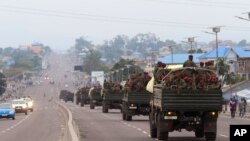 Malori ya jeshi la DRC yakibeba raia wanaokimbia ghasia