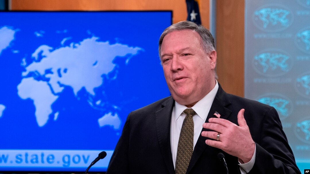 “Queremos mucho volver a nuestra embajada (…) solo podemos hacerlos cuando las condiciones sean adecuadas”, dijo el miércoles 29 de abril de 2020 el secretario de Estado, Mike Pompeo.