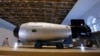 FILE - Shell, which is the replica of the biggest detonated Soviet nuclear bomb AN-602 (Tsar-Bomb), is on display in Moscow, Russia.