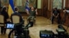 Владимир Зеленский выступает во время интервью агентству Reuters в Киеве, Украина, 20 мая 2024 года