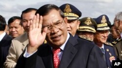 Cambodia's Prime Minister Hun Sen.