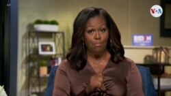 Michelle Obama tilda a Trump de “divisivo”, el mandatario la acusa de lo mismo