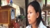 អ្នកស្រី​នួន ឆវី ជា​ភរិយា​របស់​សព​លោក​ រីម សារឿន​​​ដែល​ជា​កម្មករ​ម្នាក់​ដែល​បាន​ស្លាប់​នៅ​ក្នុង​​​ហេតុ​ការណ៍​បាក់​ធ្លាក់​ពិដាន​ឡៅតឿ​មួយ​​​​​​នៃ​​​រោងចក្រ​​​ផលិត​​​ស្បែក​​​​ជើង វីង​ស្តារ​នៅ​ថ្ងៃ​ទី​ ១៦ ខែ​ឧសភា ឆ្នាំ​២០១៣។