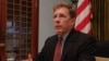 FILE PHOTO - W. Patrick Murphy, deputy assistant secretary for Southeast Asia, talks to Cambodian local media on US-Cambodia relations, in Phnom Penh, Cambodia, April 25, 2017. (Khan Sokummono/VOA Khmer) 