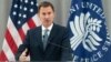 British Foreign Secretary Jeremy Hunt speaks about U.K. foreign policy and upholding the international order at the US Institute of Peace in Washington, Aug. 21, 2018. 