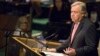 United Nations Secretary-General Antonio Guterres speaks during the 72nd session of the United Nations General Assembly at U.N. headquarters, Sept. 19, 2017. 