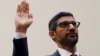 El director general de Google, Sundar Pichai, hace un juramento antes de testificar ante el Comité Judicial de la Cámara de Representantes.